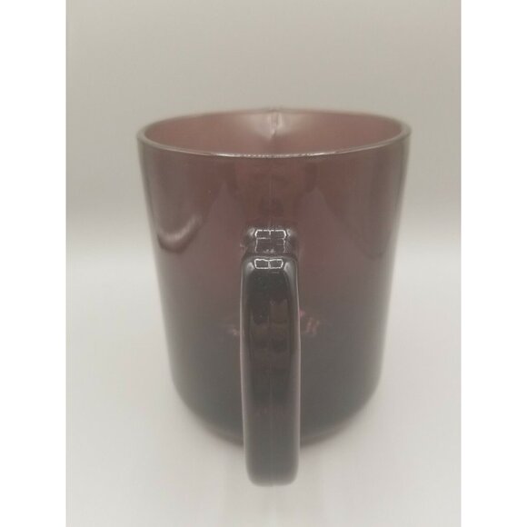 Kanebo Amethyst Glass Pitcher Milk Juice Water Jug Handled Pitcher Purple Glass - Picture 2 of 7